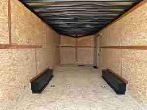 2027 US CARGO 8.5' X 24 X 7' 9800LB GVWR ENCLOSED TRAILER WITH .080 POLYCORE EXTERIOR AND BLACK OUT PACKAGE