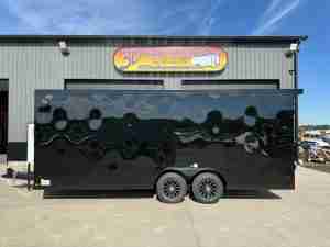 2027 US CARGO 8.5' X 20' X 7' 9800LB GVWR ENCLOSED TRAILER WITH BLACK OUT PACKAGE AND .080 POLYCORE EXTERIOR