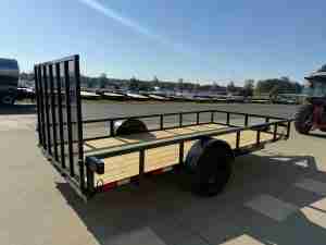 2027 DOWN 2 EARTH 76" X 14' UTILITY TRAILER 