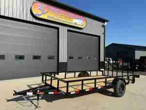 2027 DOWN 2 EARTH 76" X 14' UTILITY TRAILER 